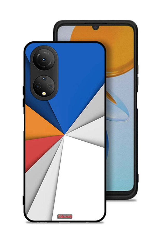 Honor X7 Protective Case Cover Material Matches Abstract Art