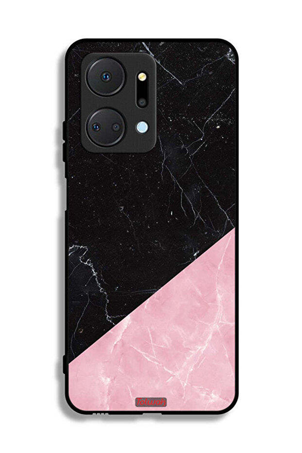 غطاء حماية لهاتف Honor X7a بنمط رخامي - 2