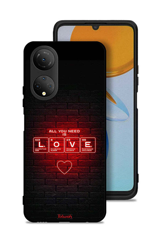 Honor X7 Protective Case Cover All You Need Is Love