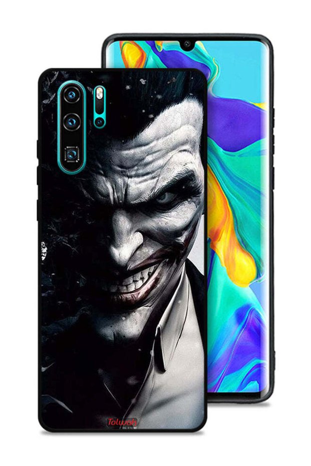 غطاء حماية لهاتف هواوي P30 Pro بتصميم نصف وجه الجوكر