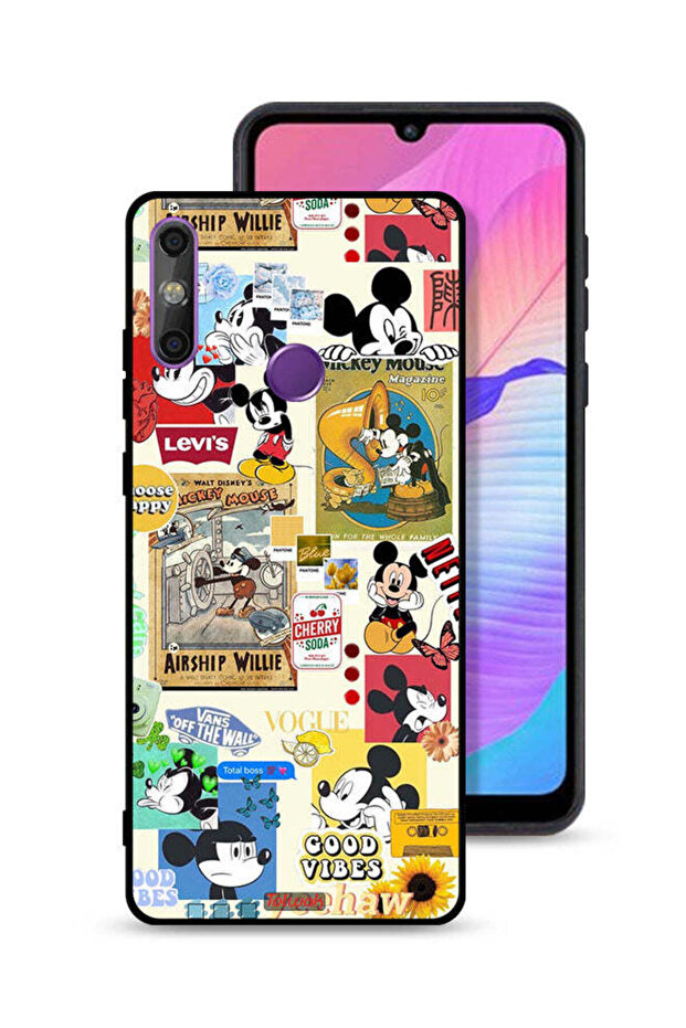 Huawei Enjoy 20e Protective Case Cover Chose Happy And Stickers