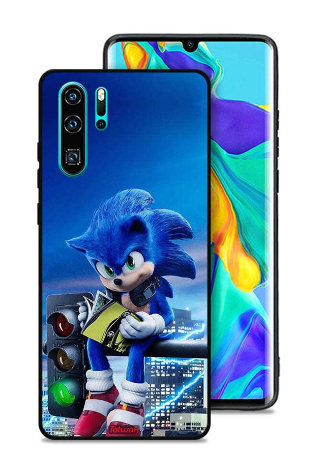 غطاء حماية لهاتف هواوي P30 Pro بطبعة سونيك ريدينج
