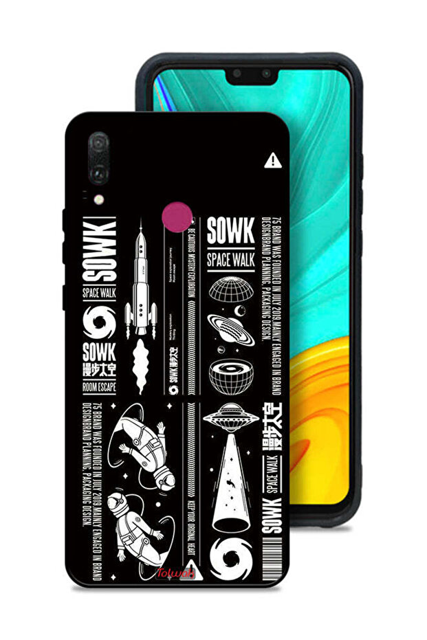 غطاء حماية لهاتف Huawei Y9 (2019) ملصق Sowk Space Walk