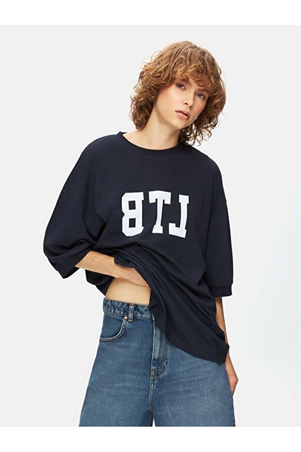 Lacivert T-shırt - 2