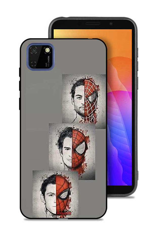 غطاء حماية لهاتف هواوي Y5p برسومات سبايدر مان