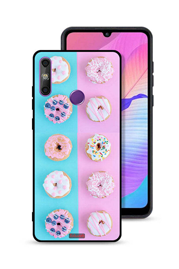 Huawei Enjoy 20e Protective Case Cover Heather Donuts