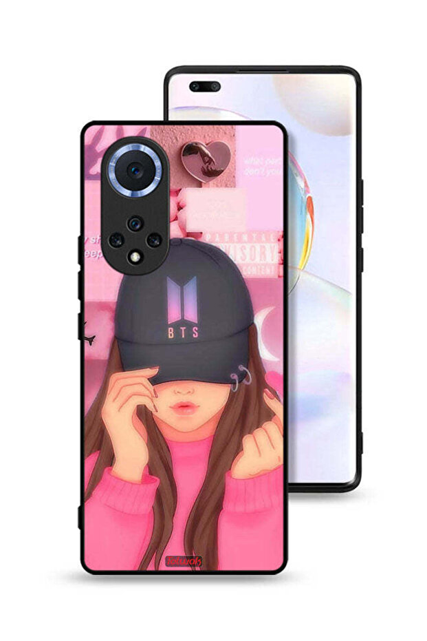غطاء حماية لهاتف Honor 50 Pro بتصميم فتاة صغيرة