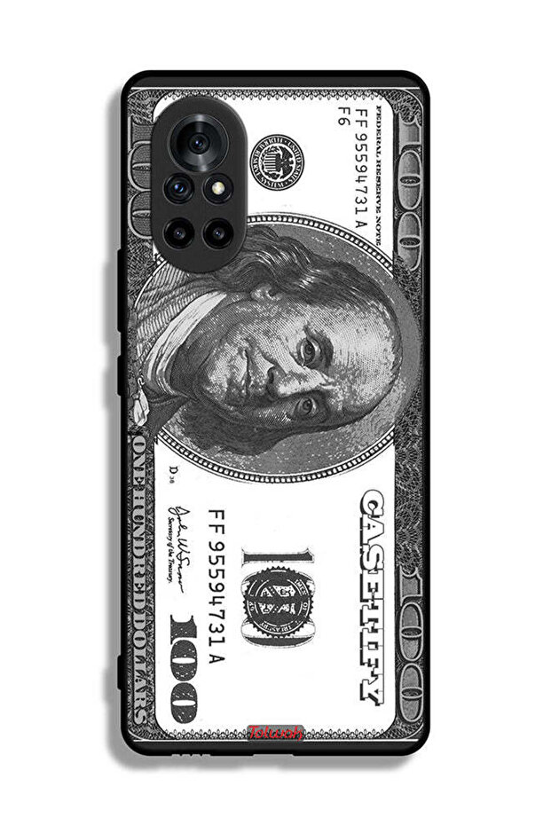 غطاء حماية لهاتف هواوي نوفا 8 بنقشة الدولار - 2