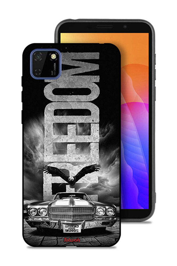 Huawei Y5p Protective Case Cover Freedom Art