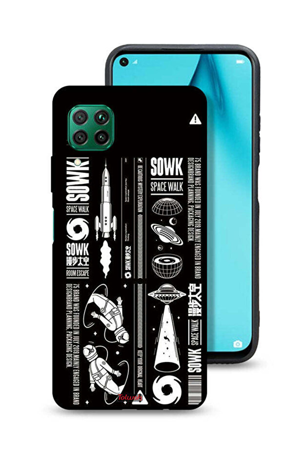 Huawei nova 7i Protective Case Cover Sowk Space Walk Sticker
