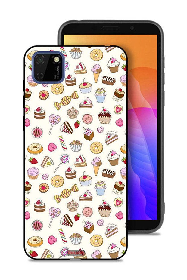 Huawei Y5p Protective Case Cover Pattern Of Favorite Items