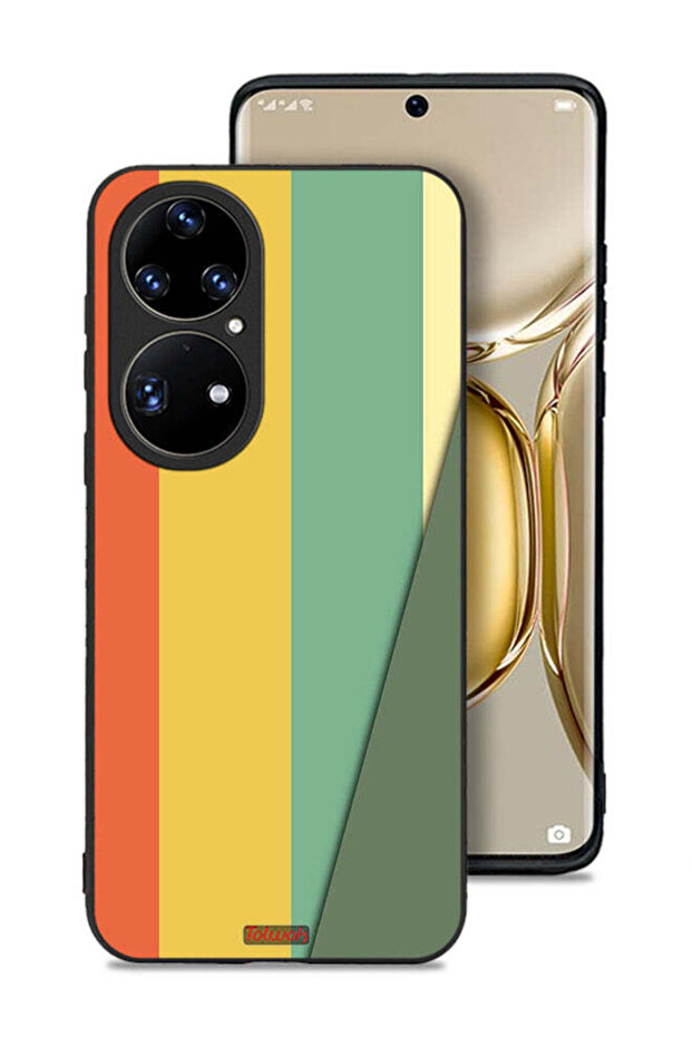 Huawei P50 Pro Protective Case Cover Simple Pattern - 1