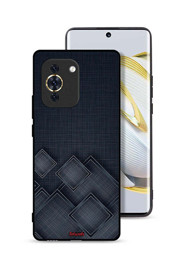 Huawei nova 10 Protective Case Cover Squares Pattern On Cloth