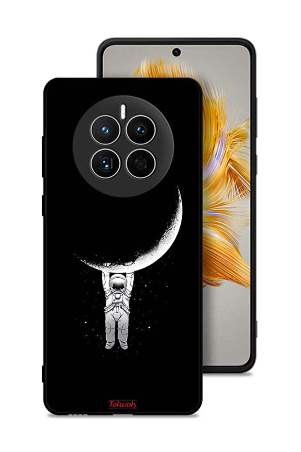 Huawei Mate 50 Protective Case Cover Hanging From Moon
