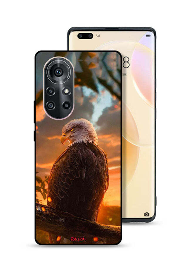غطاء حماية لهاتف هواوي نوفا 8 برو بتصميم نسر - 1
