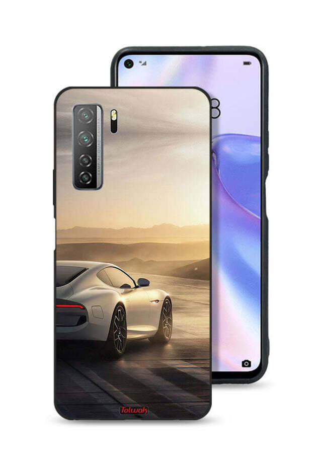 غطاء حماية لهاتف هواوي بي 40 لايت 5G بتصميم سيارة