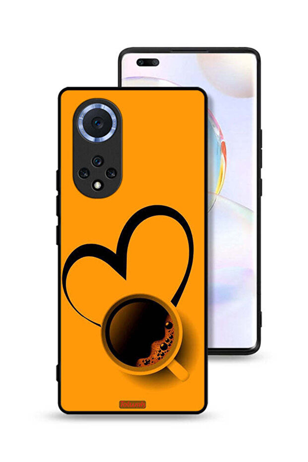 غطاء حماية لهاتف Honor 50 Pro بتصميم فنجان قهوة