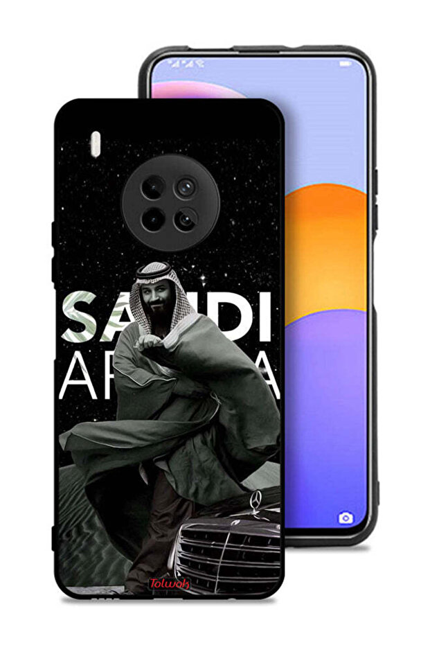 غطاء حماية لهاتف هواوي Y9a ولي العهد محمد بن سلمان