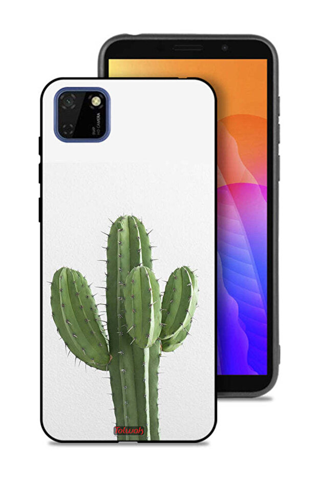 Huawei Y5p Protective Case Cover Cactus Plant