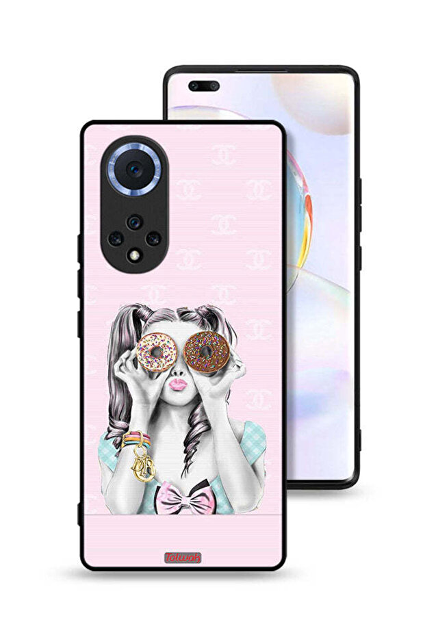 Honor 50 Pro Protective Case Cover Holding Two Donuts
