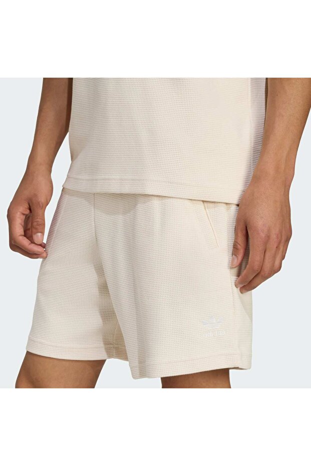 Essentials Trefoil Waffle Şort - 6