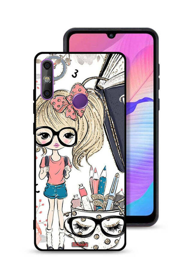 Huawei Enjoy 20e Protective Case Cover Unicorn Girl Art