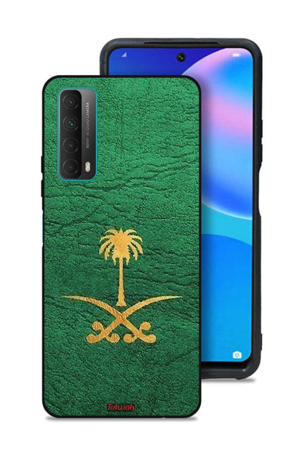 Huawei P smart (2021) Protective Case Cover Kingdom Of Saudi Arabia Sign On Leather