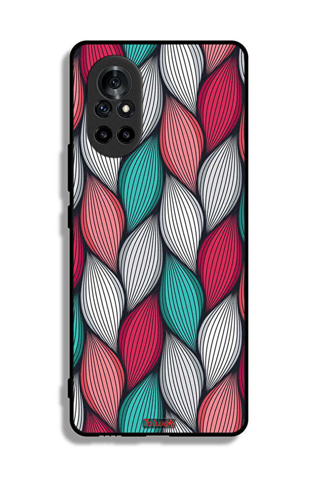 Huawei nova 8 Protective Case Cover Feather Pattern - 2
