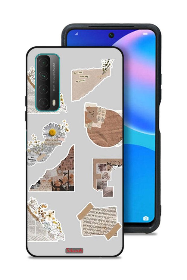 Huawei P smart (2021) Protective Case Cover Pieces Of Paper Stickers