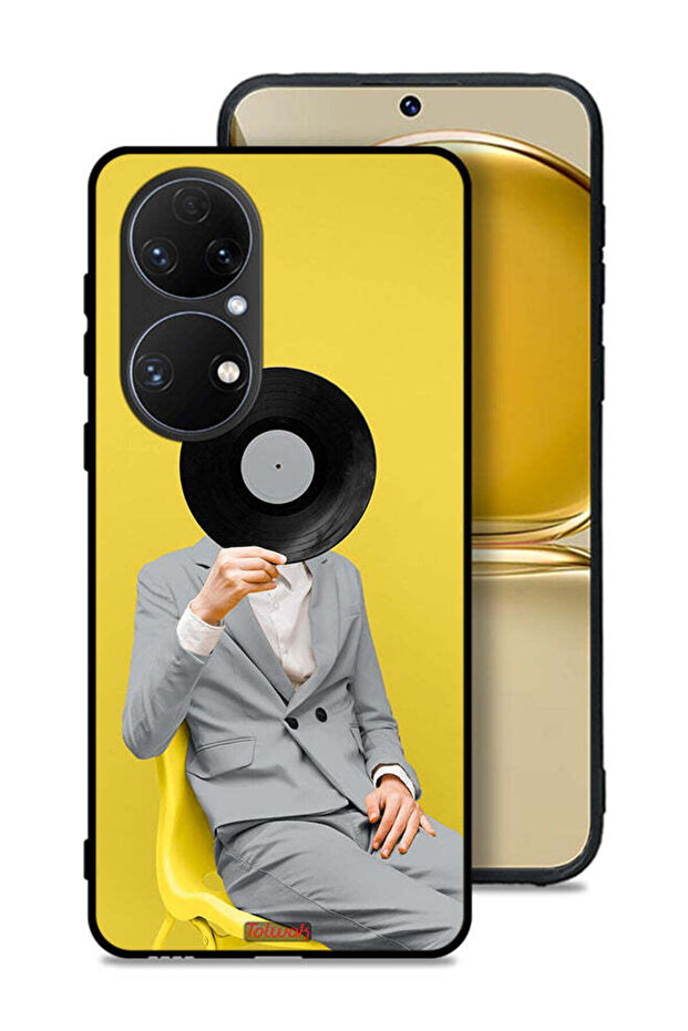 غطاء حماية لهاتف Huawei P50E بتصميم فن تجريدي من دي جي