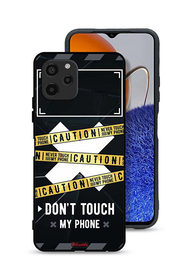 Huawei nova Y61 Protective Case Cover Caution Never Touch My Phone