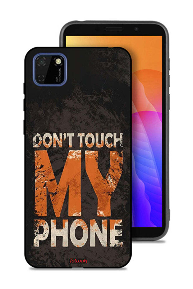 Huawei Y5p Protective Case Cover Do Not Touch My Phone