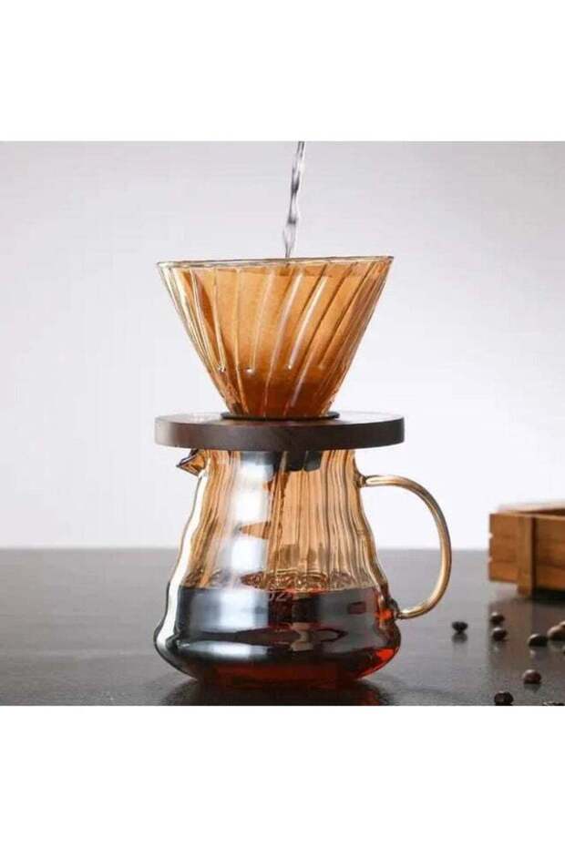 مجموعة ماكينة صنع القهوة بالتنقيط V60 - 1