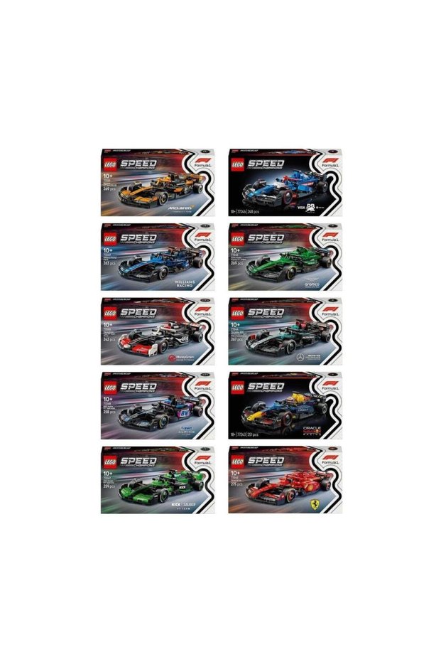 Speed Champions Formula1 10 Sets (77242 - 77251)