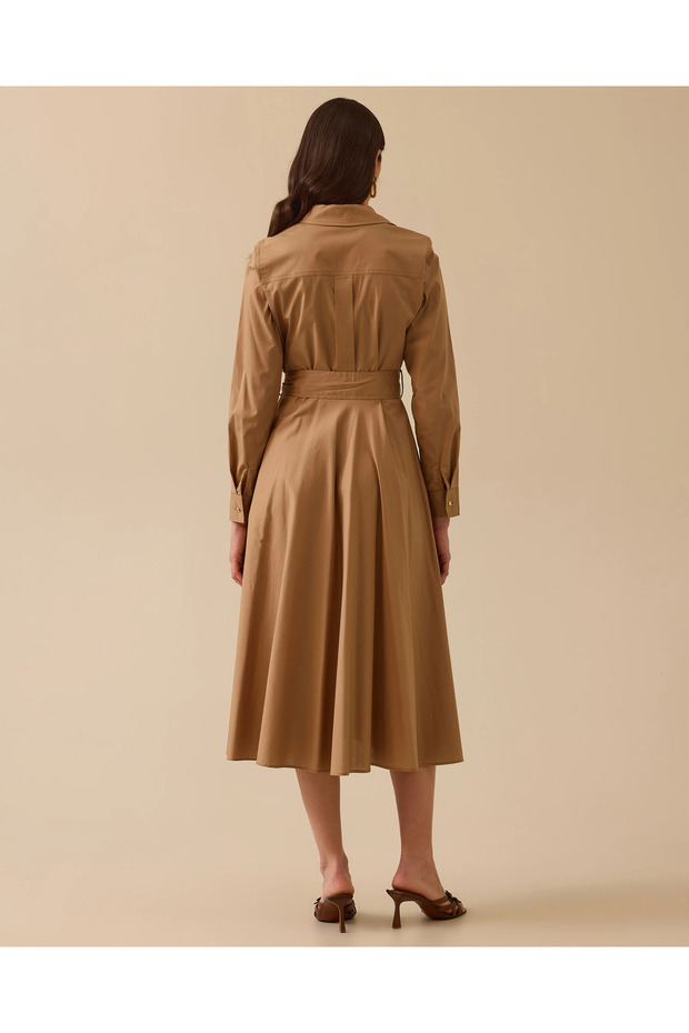 Seçil Elbıse 10002511310002 Vizon - 4