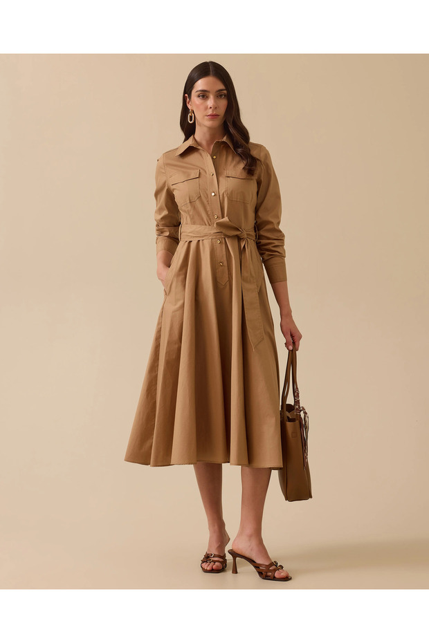 Seçil Elbıse 10002511310002 Vizon - 1