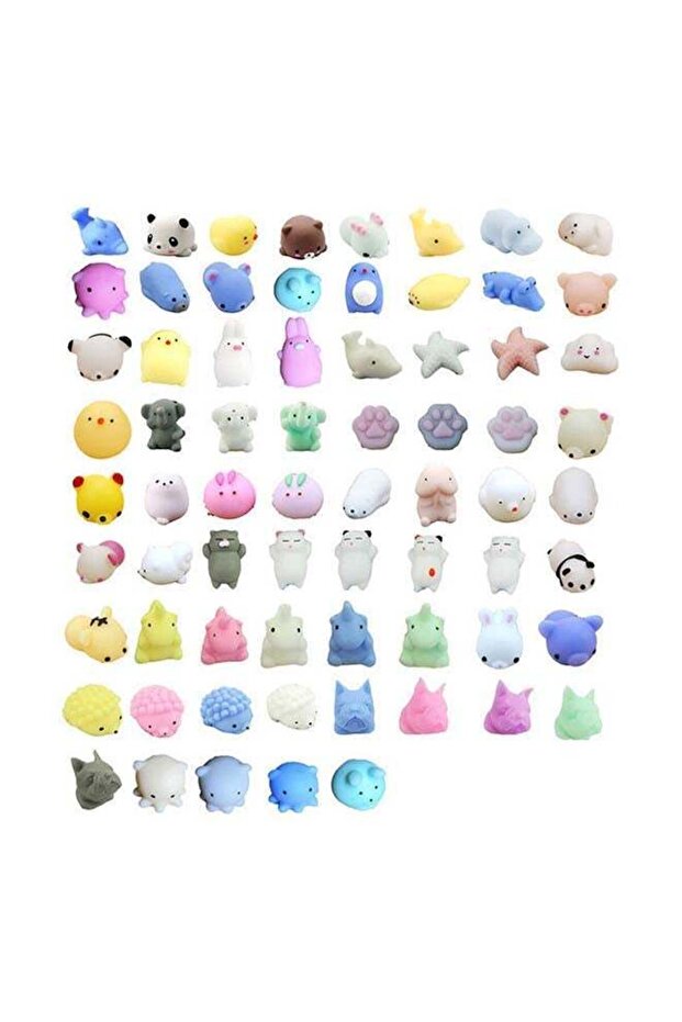 50-Piece Decompression Animal Toy 4x3.4x2.5cm