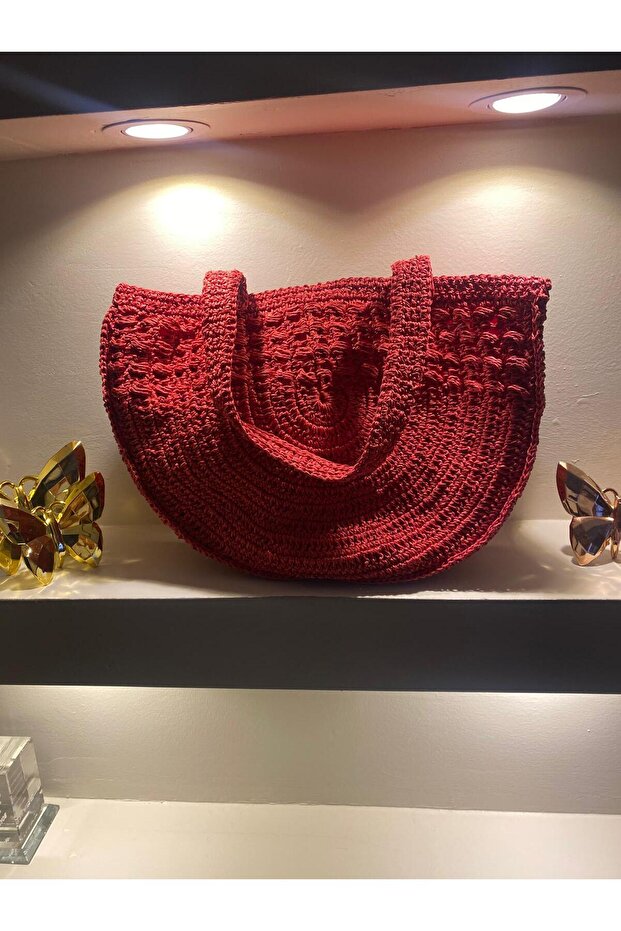 حقيبة منسوجة يدويًا من القش DMLS - 3