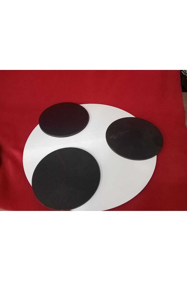 Şık ve Pratik 6'lı Altlık Seti – 3 Tabak + 3 Bardak Altlığı (22 cm & 10 cm) - 5