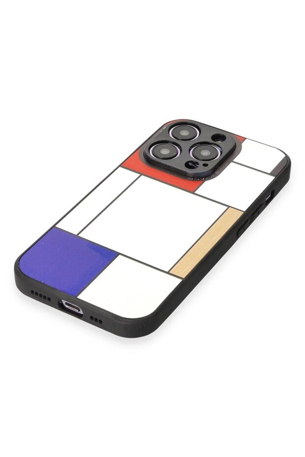 iPhone 12 Pro Max Case Mirror Pattern Cover - Mirror - 9 - Teknocep8829-8810 - 3