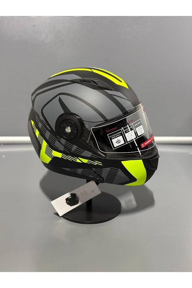 Jk 115 Güneş Vizörlü Çene Açılır Kask Z1 YELLOW - 1