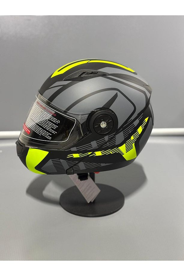 Jk 115 Güneş Vizörlü Çene Açılır Kask Z1 YELLOW - 3