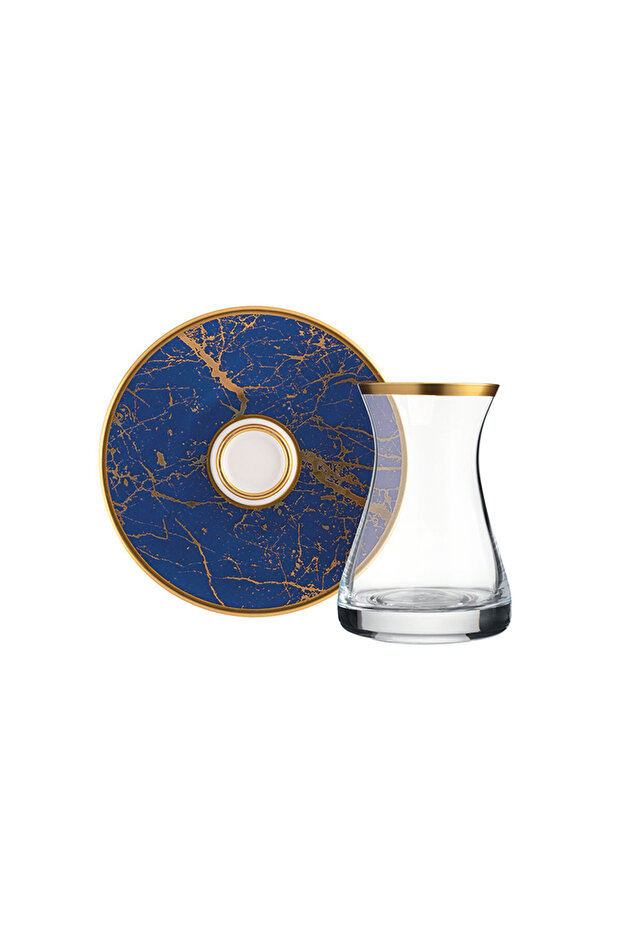 Imperial Blue Ala 12 Piece Tea Set