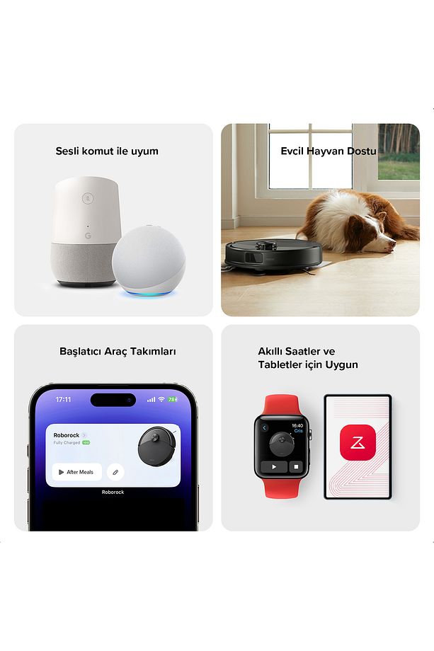 S8 Pro Akıllı Robot Süpürge Siyah - 7