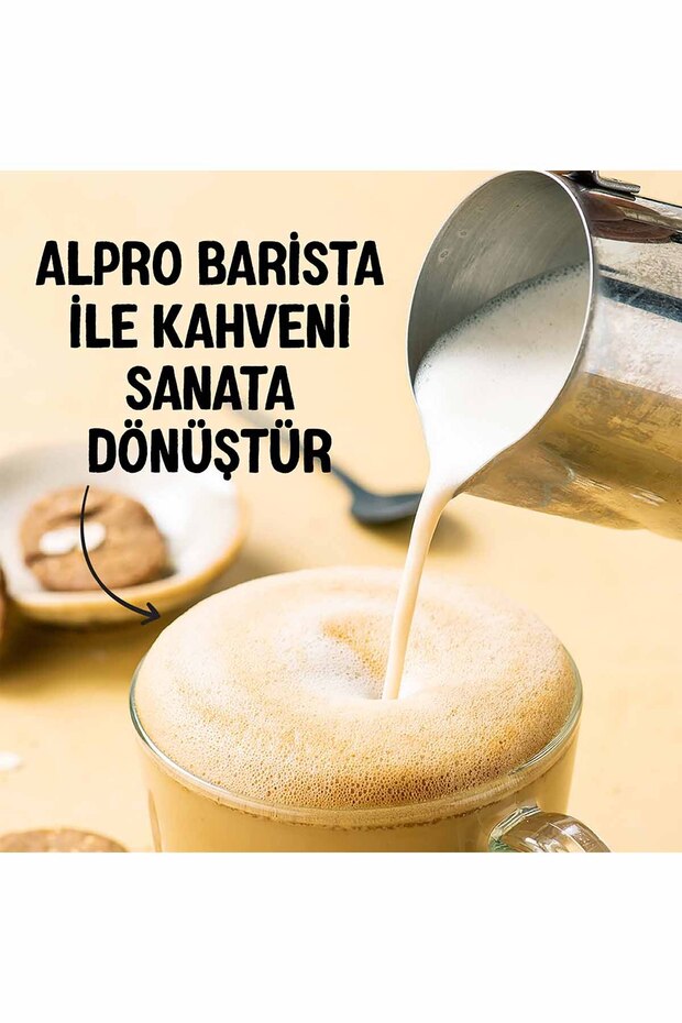 Barista Badem Sütü 4x1 L Vegan Laktozsuz Bitkisel Bazlı - 5