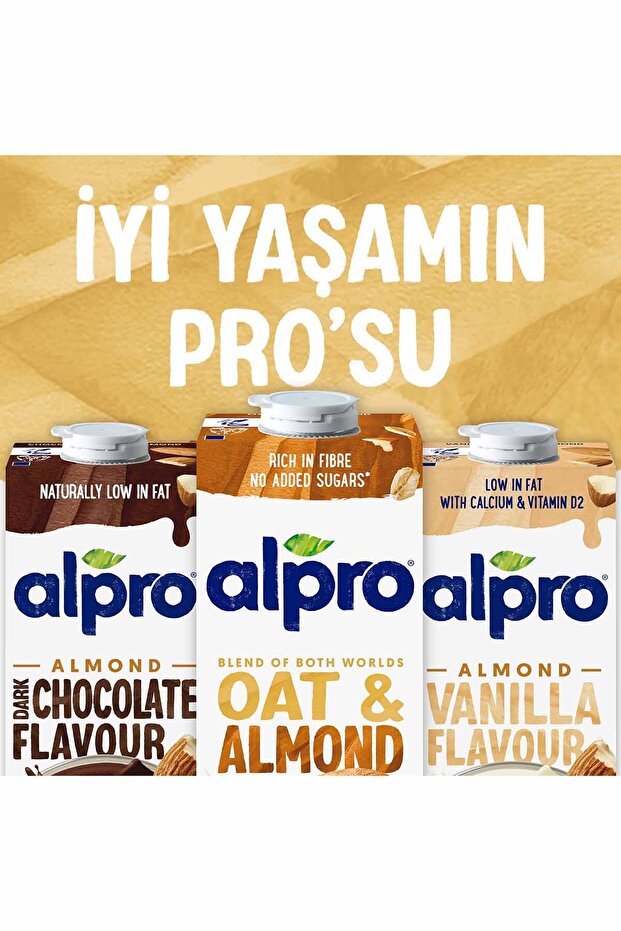 Yulaf Badem Sütü 2x1 L Vegan Laktozsuz Bitkisel Bazlı - 3