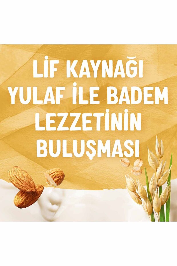 Yulaf Badem Sütü 4x1 L Vegan Laktozsuz Bitkisel Bazlı - 7