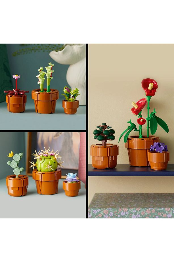 ® Botanicals Minik Bitkiler 10329 - 18+ Yaratıcı Model Yapım Seti (758 Parça) - 8