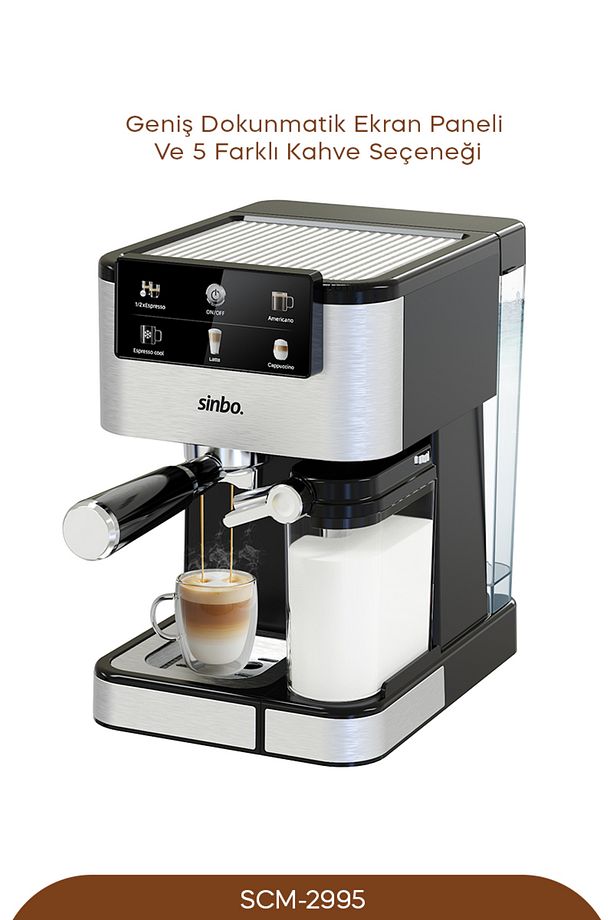 SCM 2995 -Kapsül Kahve Aparatlı Espresso Makinesi - 4