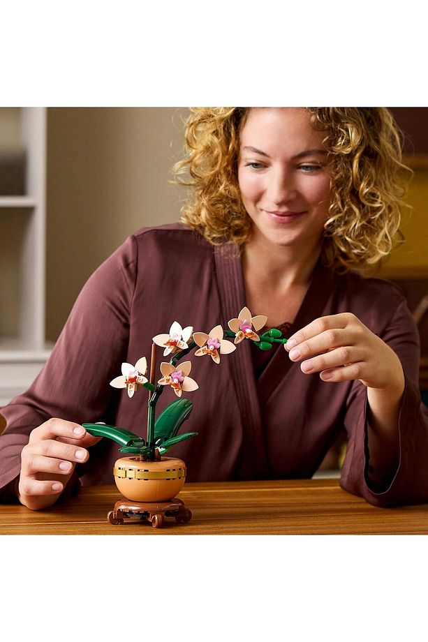 ® Botanicals Mini Orkide 10343 - 18+ Çiçek Model Yapım Seti (274 Parça) - 6